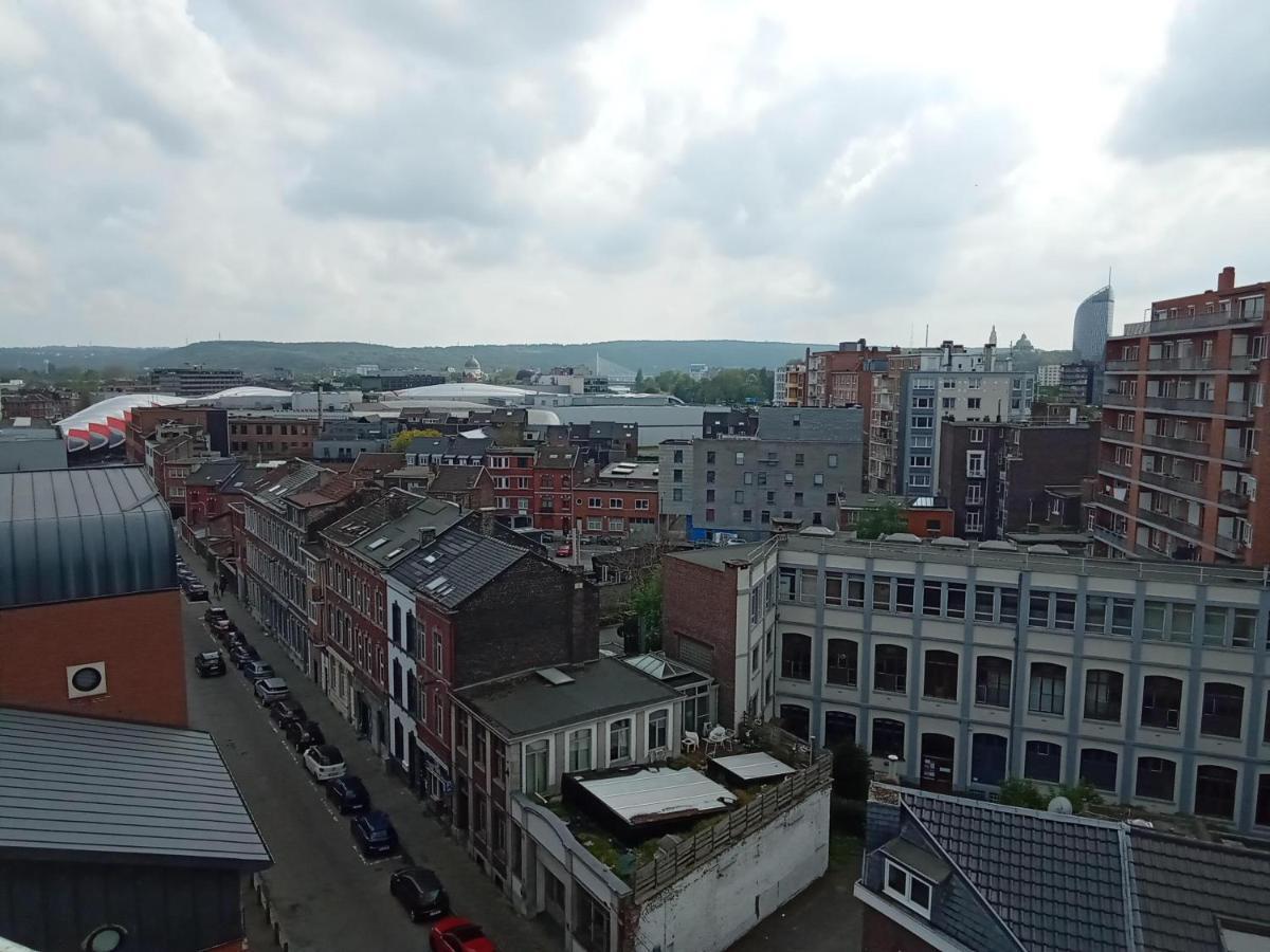 Liege Centre Mediacite Appartement Possible Parking Terrasse Immense 8Eme Pour 2 Personnes Eksteriør bilde